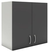 Benita 2 ajtós Felső konyhaszekrény Antracit-Fehér 60x30x60 cm