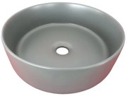 Eros SIMPLE 8 - PULTRA ültethető - Top Counter - porcelán mosdó - MATT SZÜRKE - 36 x 36 x 13 cm