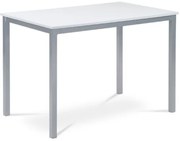 Autronic Étkezőasztal 110x75 cm MDF matt fehér GDT-202 WT