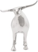 Bika szobor Ezüst 20 x 17 x 23 cm Alumínium