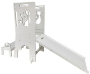 2Kids Toys - Növekvő tanulótorony Macska csúszdával és táblával