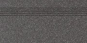 Lépcső Rako Taurus Granit fekete 30x60 cm matt TCPSE069.1