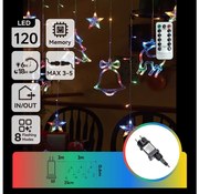 Aigostar - LED RGBY kültéri karácsonyi fényfüzér 120xLED/6W/230V/8 funkciós 3x0,6m IP44 + távirányító