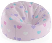 Cocoon babzsák szív a szív mellett, rózsaszín