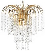 ONLI - Csillár láncon PIOGGIA 5xE14/6W/230V arany