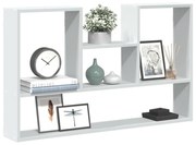 fehér fali polc 99 x 15 x 60 cm rétegelt fa