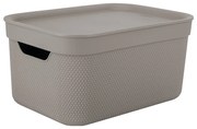 Műanyag tárolódoboz fedéllel Deco - Rotho