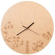 Orion Rét fa falióra, 34 cm