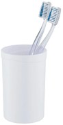 Fehér műanyag fogkefetartó pohár Vigo – Allstar