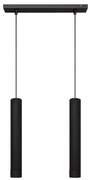 LED Csillár zsinóron TUBA 2xGU10/4,8W/230V fekete