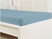 Jersey lepedő ALVORA 180x200 cm világoskék