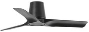 FARO Barcelona FARO 33827 - Mennyezeti ventilátor HEY TUB S fekete átm. 90 cm + távirányítás FA33827