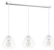 Csillár zsinóron CEED 3xE27/60W/230V fehér