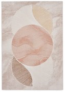 Rózsaszín-krémszínű szőnyeg 120x170 cm Creation – Think Rugs