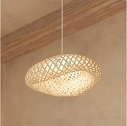 Atmosphera - Csillár zsinóron BEDDY 1xE27/40W/230V bambusz