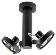 Modern fekete állítható spotlámpa 2-lámpás - Goes