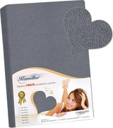 Bellatex Kamilka frottír lepedő sötétszürke, 90 x 200 cm, 90 x 200 cm