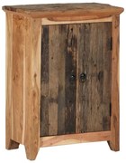 tömör újrahasznosított és akácfa tálalószekrény 55 x 33 x 75 cm