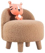 Gyerekfotel PIXI, átmérő 46 cm, barna