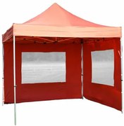 GARTHEN Kerti pavilon PROFI 3 x 3 m terakota + 2 oldalfal