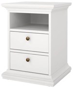 Provence éjjeliszekrény, fehér