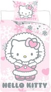 Hello Kitty Cozy Winter gyerek, ovis ágyneműhuzat 100×135 cm, 40×60 cm