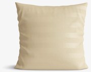 Goldea damaszt párnahuzat - arany csíkos 45 x 45 cm