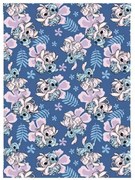 Disney Lilo és Stitch, A csillagkutya Hibiscus coral fleece takaró 110x150cm