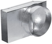 Négyszögletes füstcső szűkítő KLO100 50x150