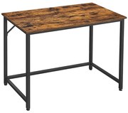 SOLEA íróasztal barna/fekete