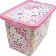 Hello Kitty Pastel műanyag tároló doboz 7 L