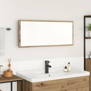 Fürdőszoba Tükör Művészi tölgy Szerelt fa, Üveg 90 x 8.5 x 37 cm