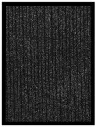 antracitszürke csíkos lábtörlő 40 x 60 cm