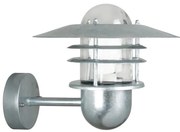 Nordlux - Kültéri fali lámpatest AGGER 1xE27/60W/230V IP54 ezüstszínű