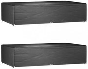 2 db téglalap alakú kerti bútorhuzat 12 fűzőlyukkal 315x180x75