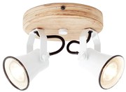 Brilliant - SEED spotlámpa, 2× GU10 / 5 W / 230 V, fehér/bézs