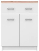 TOPTY 2D1S/60 típusú szekrény, 41-es típus, Sonomatölgy