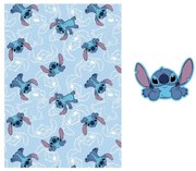 Disney Lilo és Stitch, A csillagkutya On The Belly polár takaró és forma párna szett