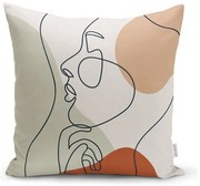 Face párnahuzat, 45 x 45 cm - Minimalist Cushion Covers