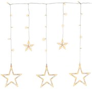 NEXOS Csillagos lánc 0,6 m 61 LED meleg fehér