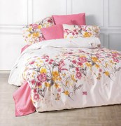 Vanessa Rózsaszín pamut ágyneműhuzat 200x140cm+90x70cm TiaHome