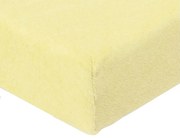 Frottír lepedő vajas sárga TiaHome - 140x200cm