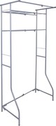 Fém fürdőszobai polc mosógép fölé FIXANO 170x60-90 cm, szürke