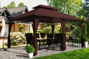 Deuba Kerti pavilon Topas 4x3 m - barna