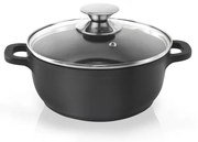 Grande tapadásmentes, alumínium edény üvegfedővel, ⌀ 24 cm - Orion