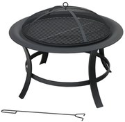 Cattara 13016 Taal tűzrakó grillráccsal és fedél