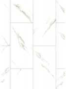 Mexen River White vinil panel minta 610 x 305 mm SPC 6,5 mm, IXPE 1,5 mm, 4 V-nút Jazz White - F1150-S