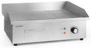 Klarstein Grillmeile 3000GR, elektromos grill, 3000 W, grill lap, 54,5 x 35 cm, sima/bordás