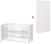 Fehér babaágy 60x120 cm – Roba