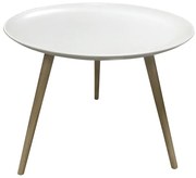 Kisasztal ISLAND Ø 54 cm, fehér